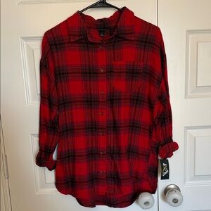 3 Piece Bundle Art Class Red and Black Plaid Shirt XL -14 Bundle!